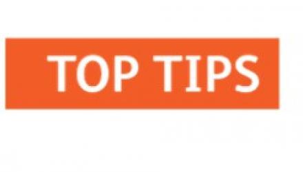 Top tips banner